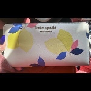 Lemon Print Kate Spade Wallet
